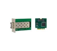 M.2 AE Key A 1 Puerto para Tarjeta de Red SFP 10/100/1000Mbps Gigabit Ethernet NIC Tarjeta de Red Puerto de Fibra Único I210AS