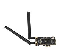 M.2 NGFF a PCI-E X1 / X4 / X8 / X16 Adaptador WLAN de WLAN de Escritorio Adaptador de Tarjeta de Red con Antena de Banda Dual para 8260 7265 1535 7260
