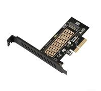 M.2 NVMe SSD a tarjeta adaptadora PCIe 4.0 X1, expansión 2280 con disipador de calor y protección múltiple para Samsung 970 para EVO para Win10 Win11 PC (SK4)