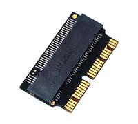 M.2 NVME SSD Convertir Tarjeta Adaptador para MacBook Air Pro Retina (año 2013-2017), NVME/AHCI SSD Kit actualizado para A1465 A1466 A1398 A1502 (Adaptador Negro)