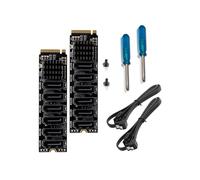 M.2 NVME to SATA3.0 PCIE SATA 6Gpbsx6-Port Expansion Card