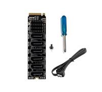 M.2 NVME to SATA3.0 PCIE SATA 6Gpbsx6-Port Expansion Card