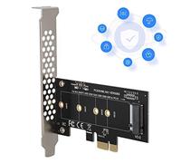 M.2 SSD M-Key NVM PCIe 3.0 x1 Adaptador de Tarjeta, con Deflector de Media Altura, Tarjeta adaptadora NVME M.2 Soporte 2230 2242 2260 228,para Ranura PCI Express de Escritorio