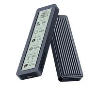 M.2 SSD NVMe Case USB3.2 Gen 1 Type C 10Gbps PCIe SSD Case M.2 NVME para SATA, ABS + aleación 12 x 5 x 3 cm, 1 caja de disco duro, 1 x cable de datos (SL-TN26-P)