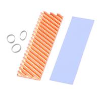 M.2 SSD NVMe Disipador de Calor M2 2280 Disco Duro de Estado SóLido Junta de Disipador de Calor de Cobre con Almohadilla TéRmica de Silicona