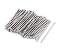 sourcing map Tornillos de cabeza plana Phillips de acero inoxidable 304 de M3 x 70 mm, 60 piezas