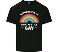 m 70 and IM Still Gay LGBT Mens Top tee Round Neck Unisex Tops Men's 100% Cotton Short-Sleeve T-Shirts XXXL