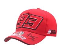 M-arquezs 93 - Gorra de béisbol con diseño de anime, gorra de hip hop, ajustable, bordada, Multicolor, Talla única