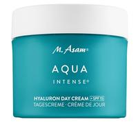M. Asam Aqua Intense Hyaluron Day Cream LSF15 (100 ml) - Crema hidratante sin perfume con complejo de ácido hialurónico patentado, 120 h de humedad, para pieles sensibles
