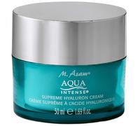 M. Asam AQUA INTENSE Supreme Hyaluron Cream (50ml) - Crema Hidratante Facial Para Piel Sensible, Reafirma & Rellena Líneas con Complejo de Ácido Hialurónico, Vegano y Sin Perfume