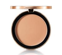 M.Asam Magic Finish Silk Sensation Compact Foundation Soft Ivory (12 g), base compacta 4 en 1, hialurón, textura crema de seda táctil, efecto suavizante y cuidado en uno, opacidad sin efecto máscara