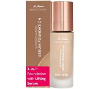 M. Asam Magic Finish Supercharge - Base de sérum para base de maquillaje (30 ml), base líquida hidratante y suero facial reafirmante en uno, cobertura óptima y ácido hialurónico, vegano