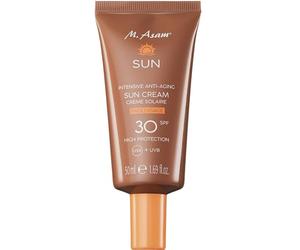 M. Asam SUN Intensive Anti-Aging Sun Cream SPF 30 (50ml) - Protector solar facial antiedad con alta protección UVA/UVB, crema facial solar hidratante, efecto matificante, resistente al agua, vegano