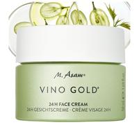 M. Asam VINO GOLD Crema Facial 24h (100 ml) - Crema hidratante facial de día & de noche con Aloe Vera y Aceite de Pepita de Uva Bio, Antiarrugas & reafirmante, Para piel normal a mixta, vegana