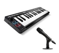 M-Audio Keystation Mini 32 MK3 + micrófono M4U de Marantz Professional - Teclado Controlador MIDI USB de 32 teclas con micrófono de condensador USB