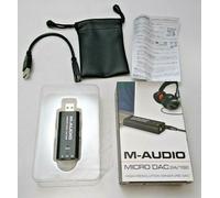 M-AUDIO Micro DAC 24/192 Convertidor D/A Digital-Analogico Hi-Res Portatil Negro
