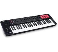 M-AUDIO Oxygen 49 (MKV) teclado controlador MIDI USB con 49 teclas, beat pads, Smart Chord, modos de escala, arpegiador y pack de sonidos de Native Instruments (integración de NKS)