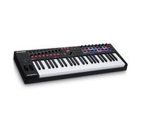 M-AUDIO Oxygen Pro 49 Controlador de Teclado USB MIDI | 49 Teclas Sensibles, 16 Pads, 8 Mandos, 9 Faders y Software DAW Incluido, para Produccion Musical