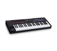 M-Audio Oxygen Pro 49 - teclado controlador MIDI USB con 49 teclas, beat pads, perillas asignables de MIDI, botones y faders, más pack de sonidos de Native Instruments (integración de NKS)