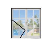 (M,Black)1 Set Window Screen Self-Adhesive Strong Stickiness Anti-mosquito Window Net Fine Mesh Screen Home S