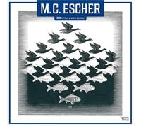 M.C. Escher Official 2026 12 X 24 Inch (Hanging) Monthly Square Wall Calendar Plastic-Free