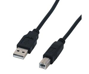 M.C.L MCL mc922abe-3 m/N 3 m Compatible USB 2.0 a a B Enchufe Cable - Negro
