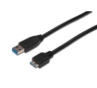 M-Cab - Cable Conector USB A a Micro B (9 Pines, 5 m)