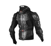 M&Catree Chaqueta con Armadura Protectora para Motocicleta Ropa de Protección Protector de Cuello de Motocicleta para Motocross (201 High Foam | Negro 2pcs/Set, M)