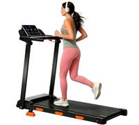 M&Catree Cinta de Correr Plegable para Casa Andar Plegable con Pantalla LED, 1-12 km/h, Motor sin Escobillas de 3.0 HP, Inclinación 3 Niveles hasta 15% - Negro, 111x55x100cm