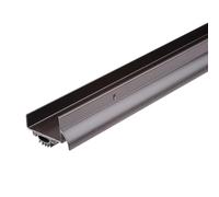 M-D Building Products 69554 91,4 cm - Burlete de sellado bajo puerta, de aluminio, en forma de U, comercial, atornillable, color bronce