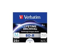 M-Disc BD-R - Verbatim - 25GB - Velocidad 4x - 5 Discos - Superficie imprimible