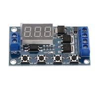 M¨®dulo Temporizador de Ciclo de rel¨¦ de 12V-24V, Interruptor de Tiempo de retardo de Disparador multifunci¨®n con Placa de Control Mos Dual