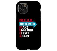 M.E.G.A Haga que Inglaterra sea grande otra vez. Reforma Reino Unido. Carcasa para iPhone 11 Pro