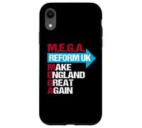 M.E.G.A Haga que Inglaterra sea grande otra vez. Reforma Reino Unido. Carcasa para iPhone XR