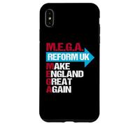 M.E.G.A Haga que Inglaterra sea grande otra vez. Reforma Reino Unido. Carcasa para iPhone XS Max