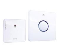 m-e modern-electronics Bell 331 41094 - Juego completo de timbre (sonido activo), color blanco