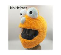 (M,Elmo orange)Motorcycle Helmet Hat Christmas Cap Gift Cover Motorbike Funny Heeds Crazy Case Crash For Outdoor Personalized Full Helmets