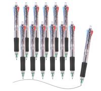 M&G Bolígrafo Multicolor 0.7mm, 12pcs Mini Bolígrafo Retráctil De Tinta Colorida Suministros De Bolígrafos Para Hogar Oficina Aula, 4 En 1 Colores