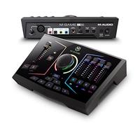 M-GAME RGB Dual Interfaz de Audio USB, Mezclador para Streaming y Gaming con Entrada Mic XLR, Entrada Óptica, FX de Voz, Sampler, Luces RGB y Software