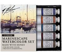 M. Graham Tube Watercolor Paint Marinescape 5-Color Set, 1/2-Ounce by M. Graham & Co.