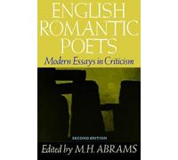 M. H. Abrams English Romantic Poets (Tapa blanda) Galaxy Books