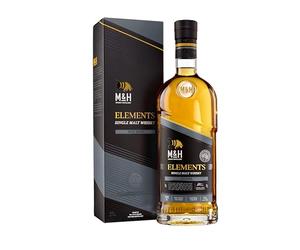 M&H ELEMENTS Red Wine Cask Single Malt Whisky 46% Vol. 0,7l in Giftbox
