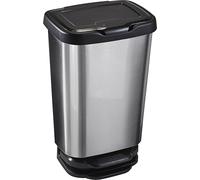 M-Home PLS 8160 Cubo con Pedal Jive, Plástico, Gris
