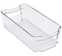 M-Home Organizador de 5 Latas para Frigorífico, Plástico, Transparente, 31.5x16x9 cm