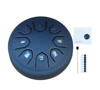 M-ini - Juego de tambores de lengua de acero de 4.5 pulgadas, tambor de mano, instrumento de percusión musical, tambor de tanque de tambor de mano con adhesivo de nota y manual de instrucciones