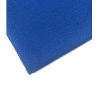 M&J® - Tela lisa de algodón 100 %, 152 cm de ancho, 10 colores (azul real, 1 metro)