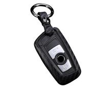 M.JVisun Suave Silicona Llave del Coche Carcasas para Llaves Para BMW Serie 1 Serie 2 Serie 3 Serie 4 Serie 5 Serie 6 Serie 7 5GT GT3 GT5 X1 X3 X4 M2 M3 M4 M5 M6 Funda Protectora- Negro -Ronda Llavero