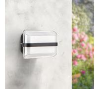 M Ledme - Aplique de Pared LED Arrow 10W, 3000K Blanco Cálido, 920lm, Ángulo de Iluminación 180°, IP54 Impermeable, Ideal para Iluminación Exterior en Jardín, Terraza, Fachada o Entrada