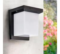 M Ledme - Aplique de Pared Led Dakota 12W Para Exterior, Luz Cálida 3000K, Impermeable IP54, Lámpara Moderna para Jardín, Patio y Terraza