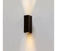 M Ledme - Aplique de Pared Led Falcon 6W Para Exterior, Luz Cálida 3000K, Impermeable IP54, Lámpara Moderna para Jardín, Patio y Terraza